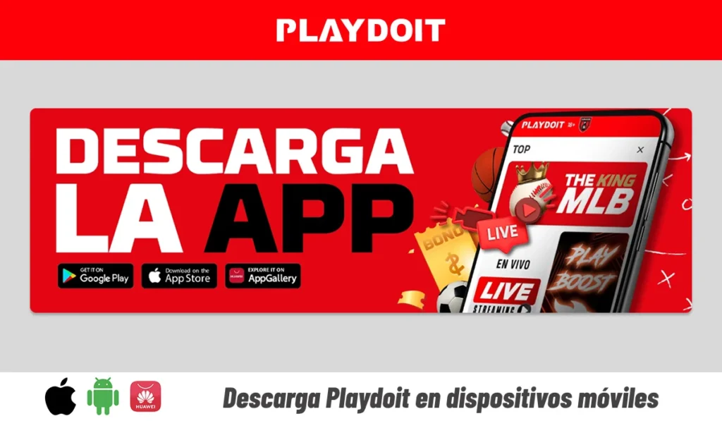 Descarga de la app Playdoit para dispositivos móviles Android y iOS